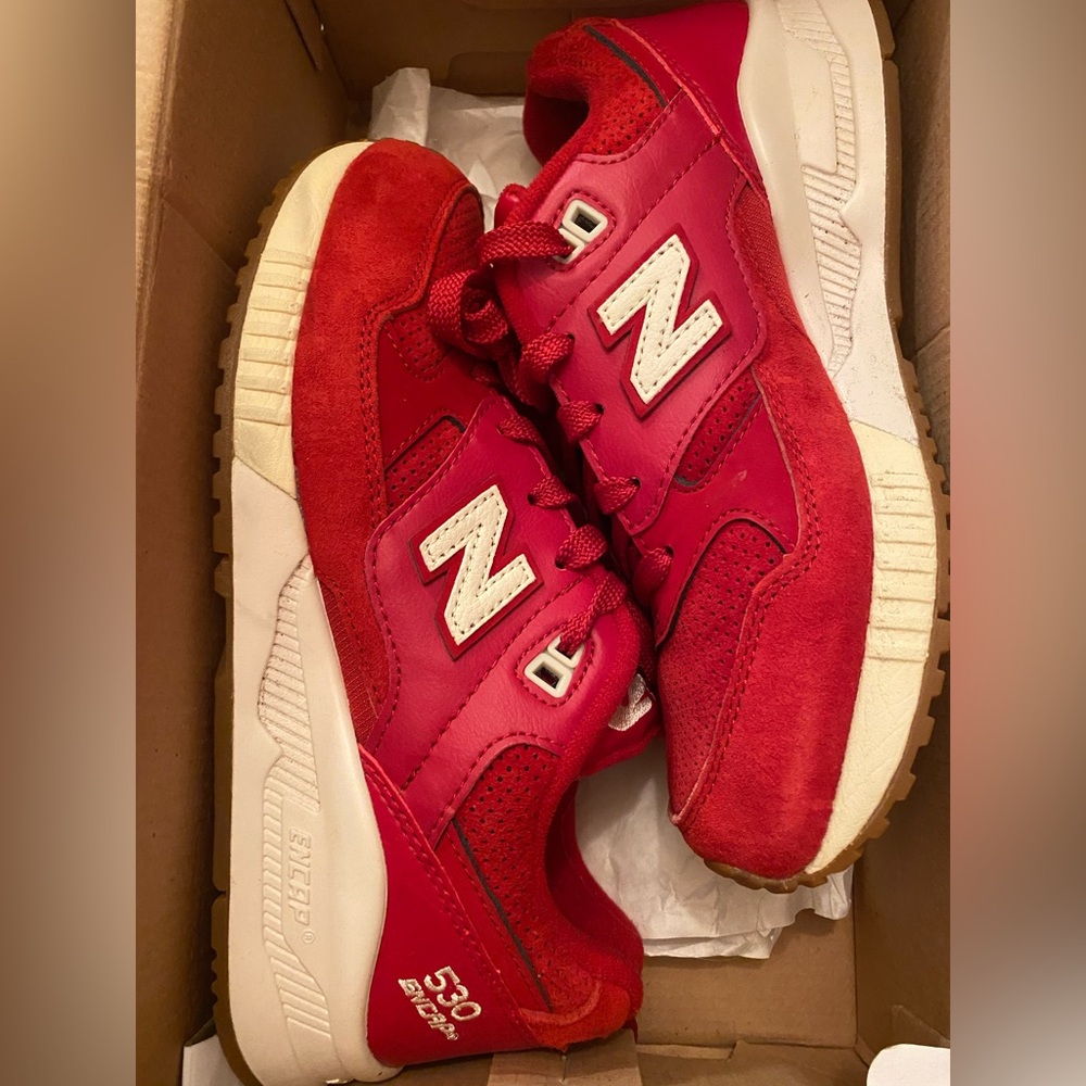 New Balance women's sneakers size 6.5 red